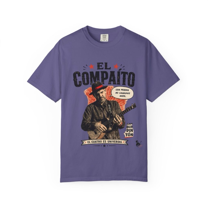 El Compañito Guitarist T-Shirt — Vintage Spanish Music Tee