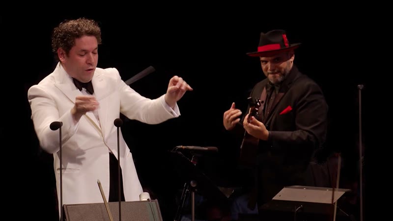 Jorge Glem performs "Odisea" with the LA Phil and Gustavo Dudamel at the Hollywood Bowl
